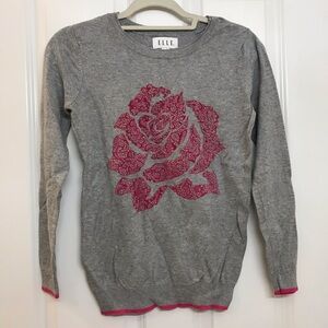 Elle Velvet Rose Sweater